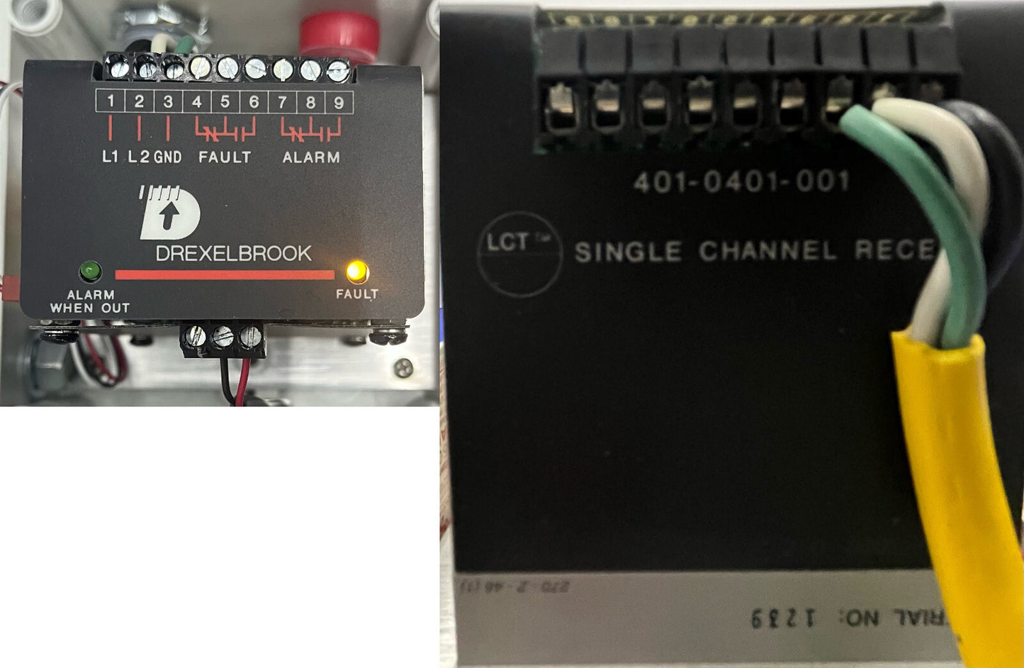 AMETEK DREXELBROOK 401-0401-001 SIGNAALONTVANGER/LUSMETER 383-1-600 /VOOR ONDERDELEN