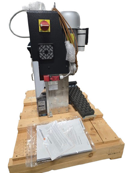 SCHLEUNIGER UNICRIMP 100 CRIMPER 2.2 TONS 40MM STROKE 135.78 MM SHUT HEIGHT NEW