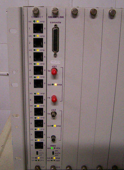 FIBERMUX FX6600+ 2 KARTEN: 10 BASET 13Z &amp; SMART LINK 81Z-KARTE CROSSBOW CHASSIS 