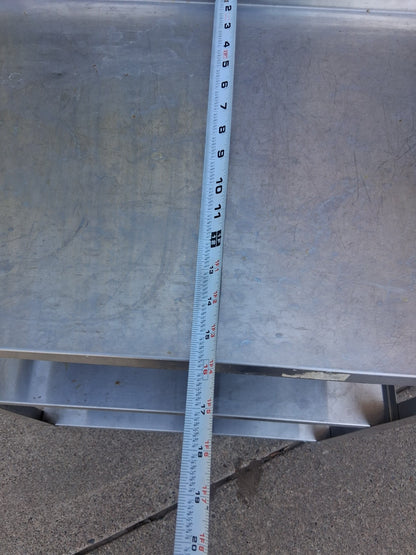 UPDATE INTERNATIONAL BC-2415SS STAINLESS STEEL BUS CART 3 SHELF 24" X 16" X 31"