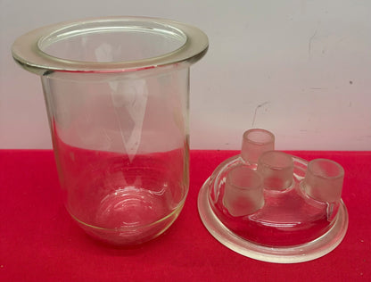 PYREX ® 1000mL RESIN REACTION KETTLE BOROSILICATE GLASS VESSEL w/ 4-NECK COVER