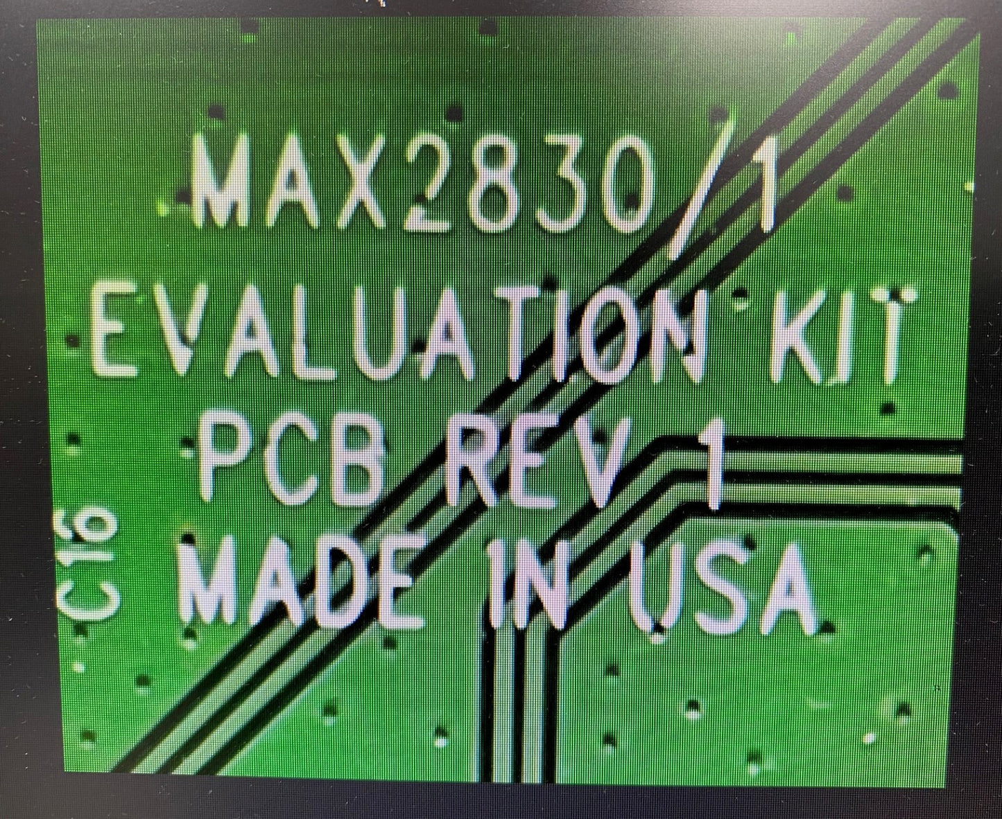 KIT DI VALUTAZIONE MAXIM MAX2830/1 PCB REV 1