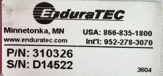 ENDURATEC 310326 8-CHANNEL SIGNAL CONDITIONING w/Cables