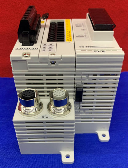 Borne de relais de contrôle de sécurité Keyence SL-T11R et alimentation SL-U2 24 V CC