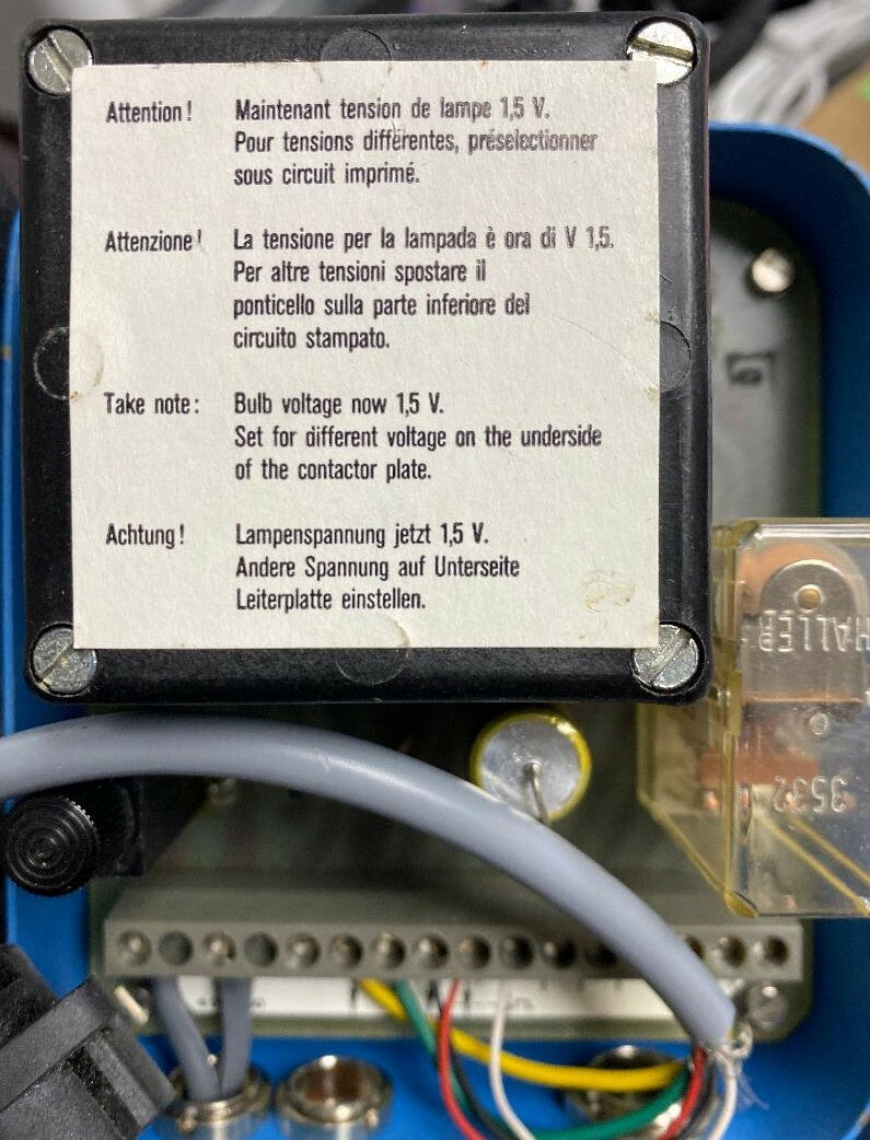 OPTIK ELEKTRONIK SICK NP 05/NP-05/NP05 ALIMENTATORE CON FUSIBILE DI COMMUTAZIONE