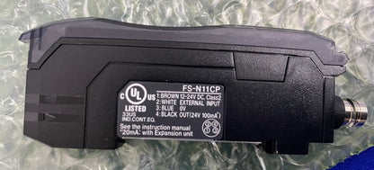 KEYENCE FS-N11CP*** FS-N11CP DIGITAL FIBER SENSOR AMPLIFIER-M8 CONNECTOR TYPE