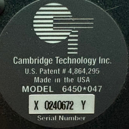 CAMBRIDGE 6450 & 6450*047 15 PIN CONNECTOR  GALVONOMETER OPTICAL SCANNER