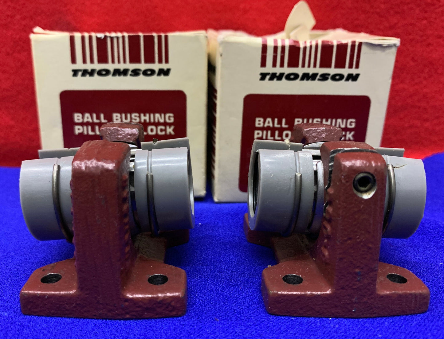 QTY 2 - BOCCOLE A SFERA THOMSON PB-8-A CUSCINI A SOSPENSIONE