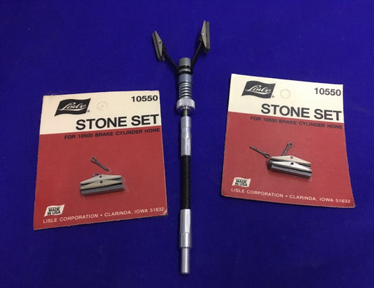 LISLE ® QTY 1 - USATO 10500 LEVETTA CILINDRO FRENO E QTY 2 NUOVI SET DI PIETRE