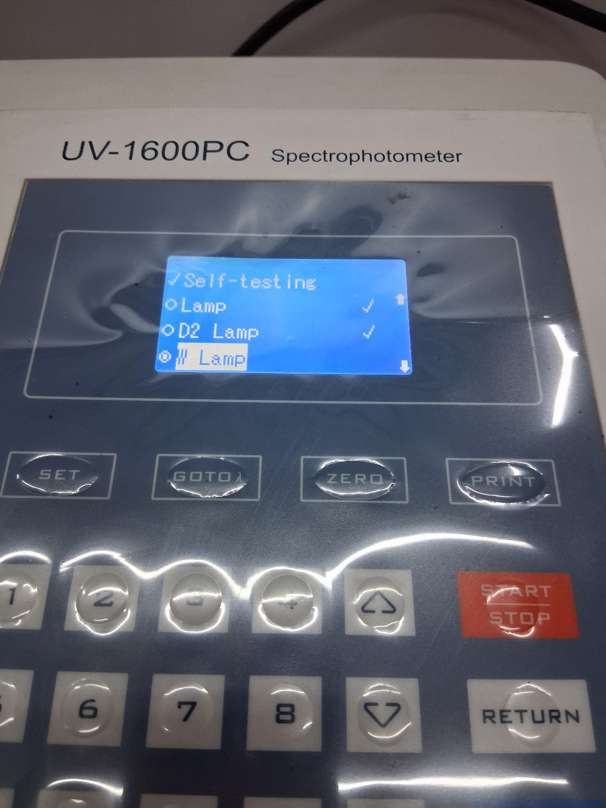 VWR UV-1600PC SPECTROPHOTOMETER 110 V AC 120 W 60 HZ 15A TESTED WORKS