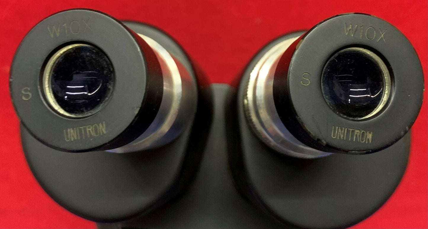 TEILE/REPARATUR VINTAGE UNITRON 2X; OKULARE W 10X; SN 111558