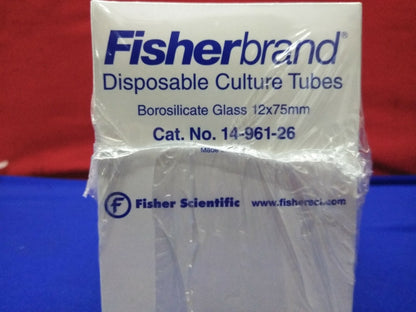 FISHERBRAND 使い捨て培養チューブ CAT. 14-961-26 12 x 75 MM