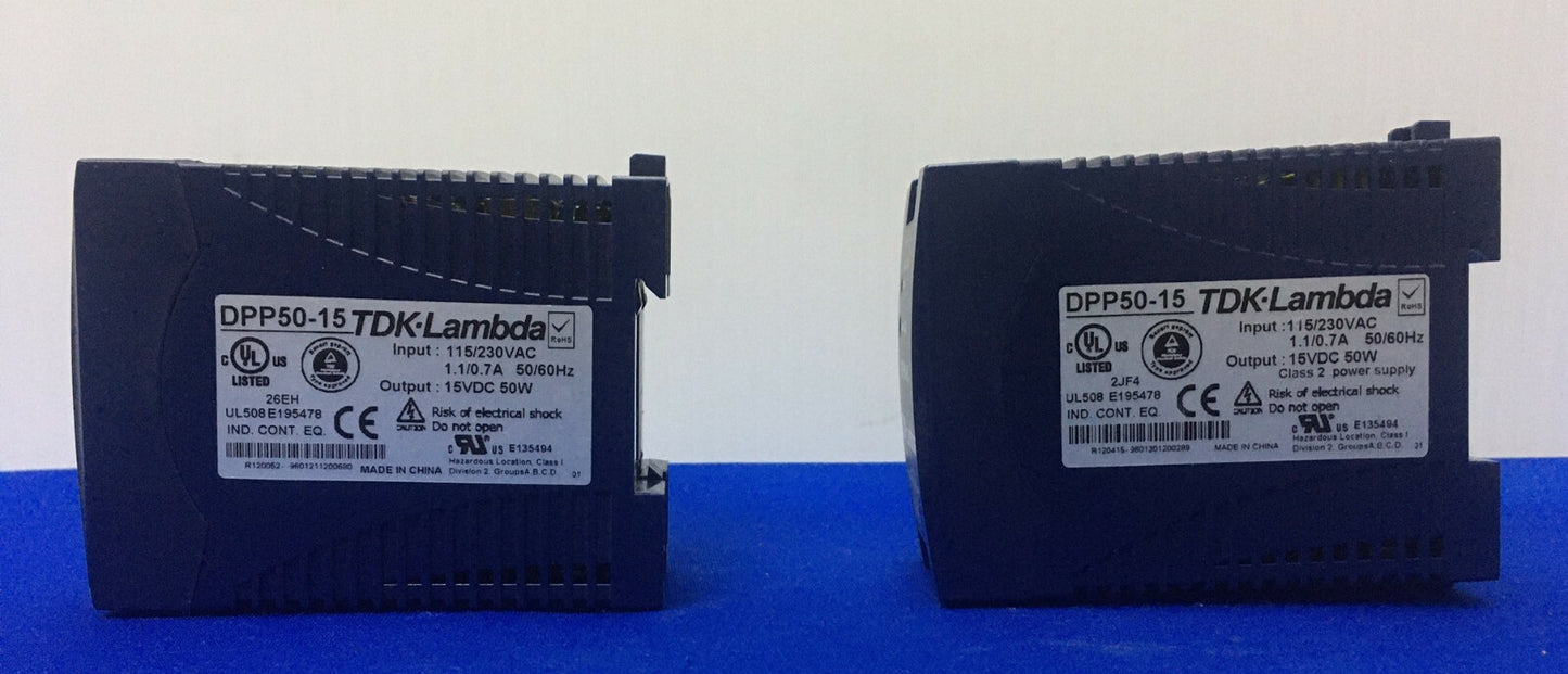1 ロット 数量 2 - TDK-LAMBDA DPP50-15 電源 電源
