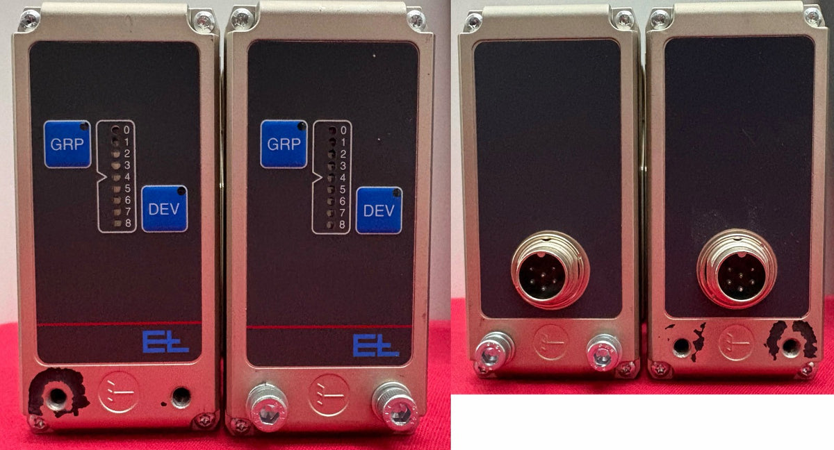 ERHARDT+LEIMER 2 FX5230 ULTRASONIC EDGE SENSORS & 1 DC3344 CONTROLLER -FOR PARTS