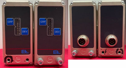 ERHARDT+LEIMER 2 FX5230 ULTRASONIC EDGE SENSORS & 1 DC3344 CONTROLLER -FOR PARTS