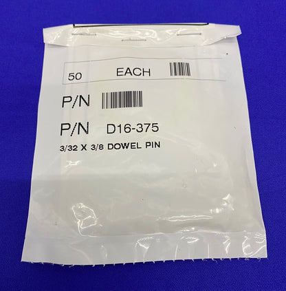 D16-375 PERNO DI RINVIO 3/32 X 3/8 - 1 CONFEZIONE QTY 50 PERNI