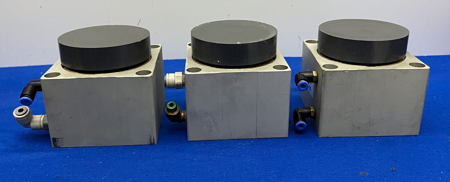 COMPACT INCH VIERKANTE CILINDER S3X1 BORING: 3 SLAGEN: 1 Lot van 3