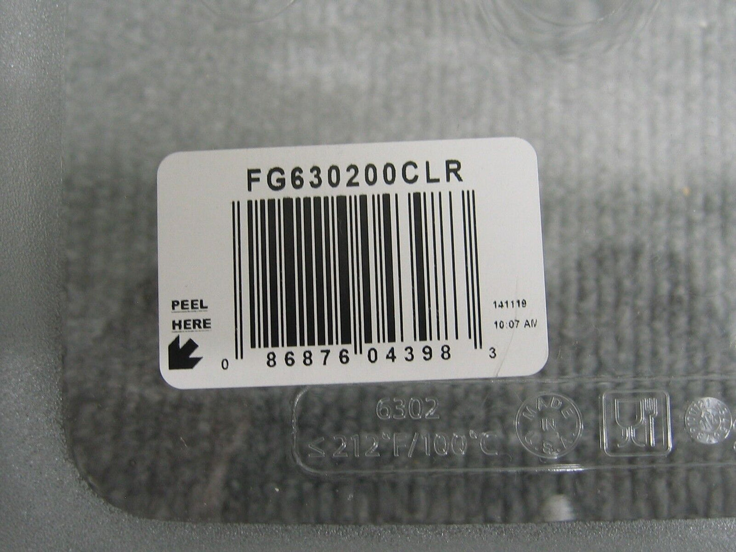 Qté de 2 - RUBBERMAID 6302CLE 6302 Contenants carrés peu encombrants 2 pintes 