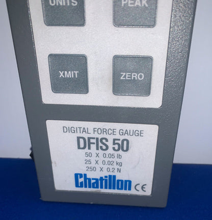 dynamomètre numérique Chatillon DFIS 50, 50 x 0,05 lb, 25 x 0,02 kg pour pièces/réparation