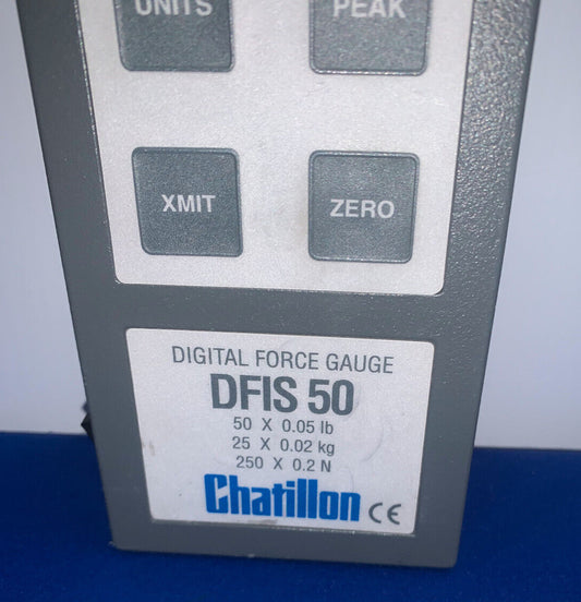 dynamomètre numérique Chatillon DFIS 50, 50 x 0,05 lb, 25 x 0,02 kg pour pièces/réparation