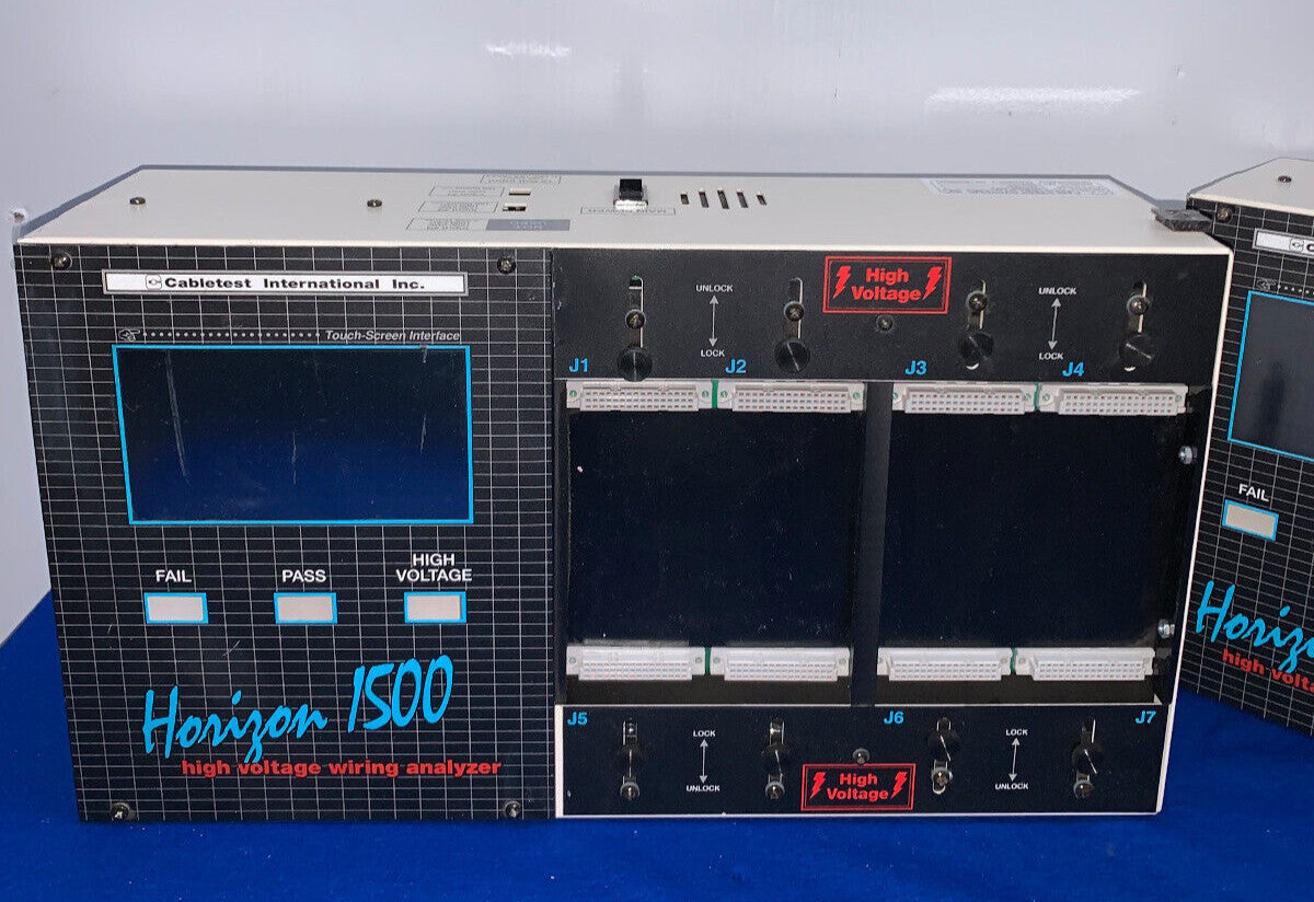 ANALYSEUR DE CÂBLAGE HAUTE TENSION CABLETEST H1500P-HV1 HORIZON 1500 PIÈCES/RÉPARATION QTÉ 2