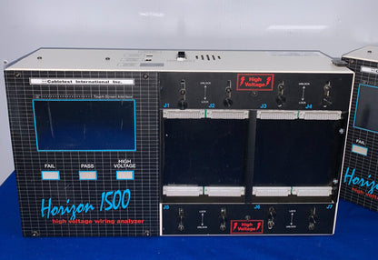 ANALYSEUR DE CÂBLAGE HAUTE TENSION CABLETEST H1500P-HV1 HORIZON 1500 PIÈCES/RÉPARATION QTÉ 2