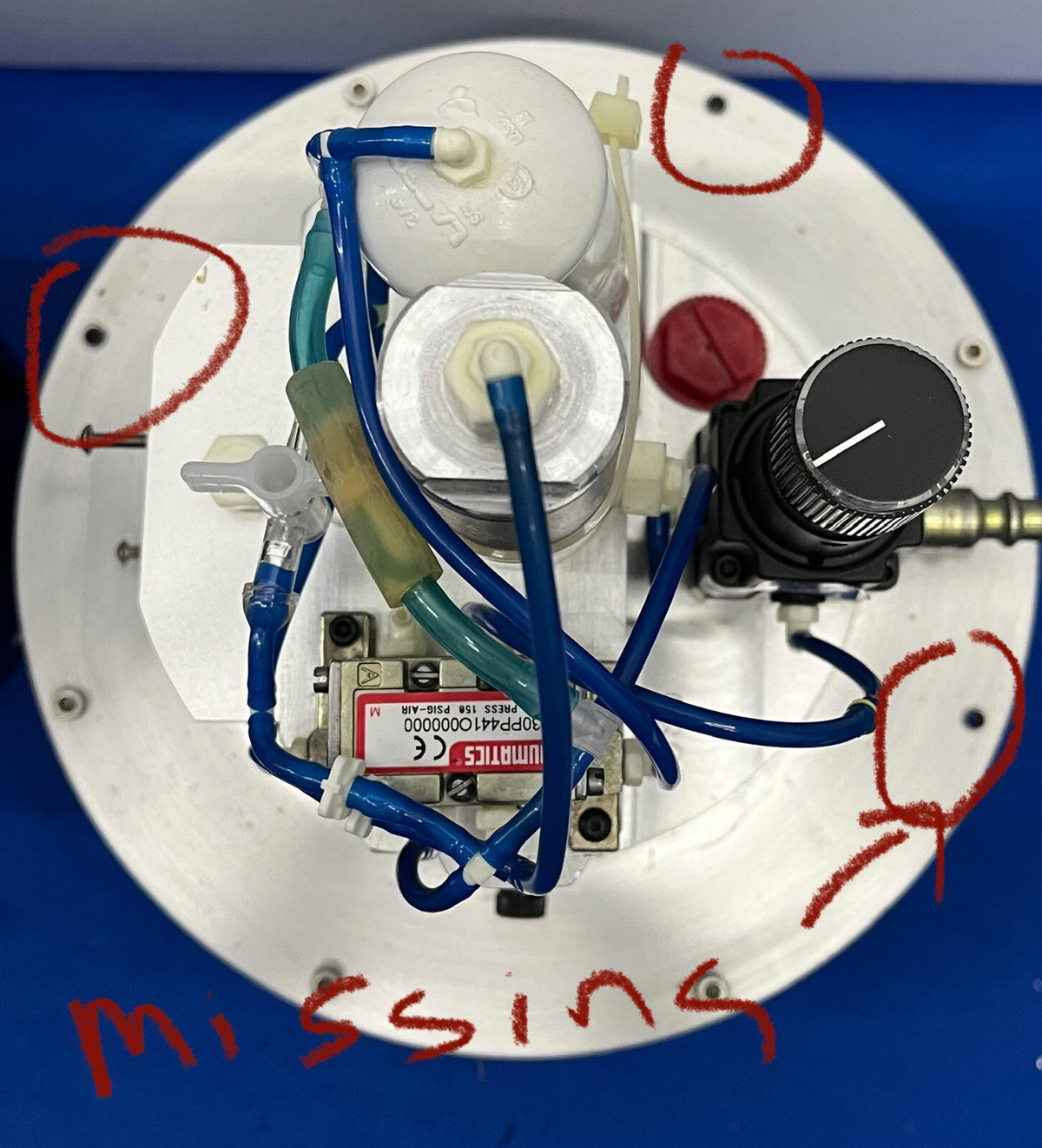 VENTREX TUBE COATING DISPENSER CANISTER - FOR PARTS OR REPAIR