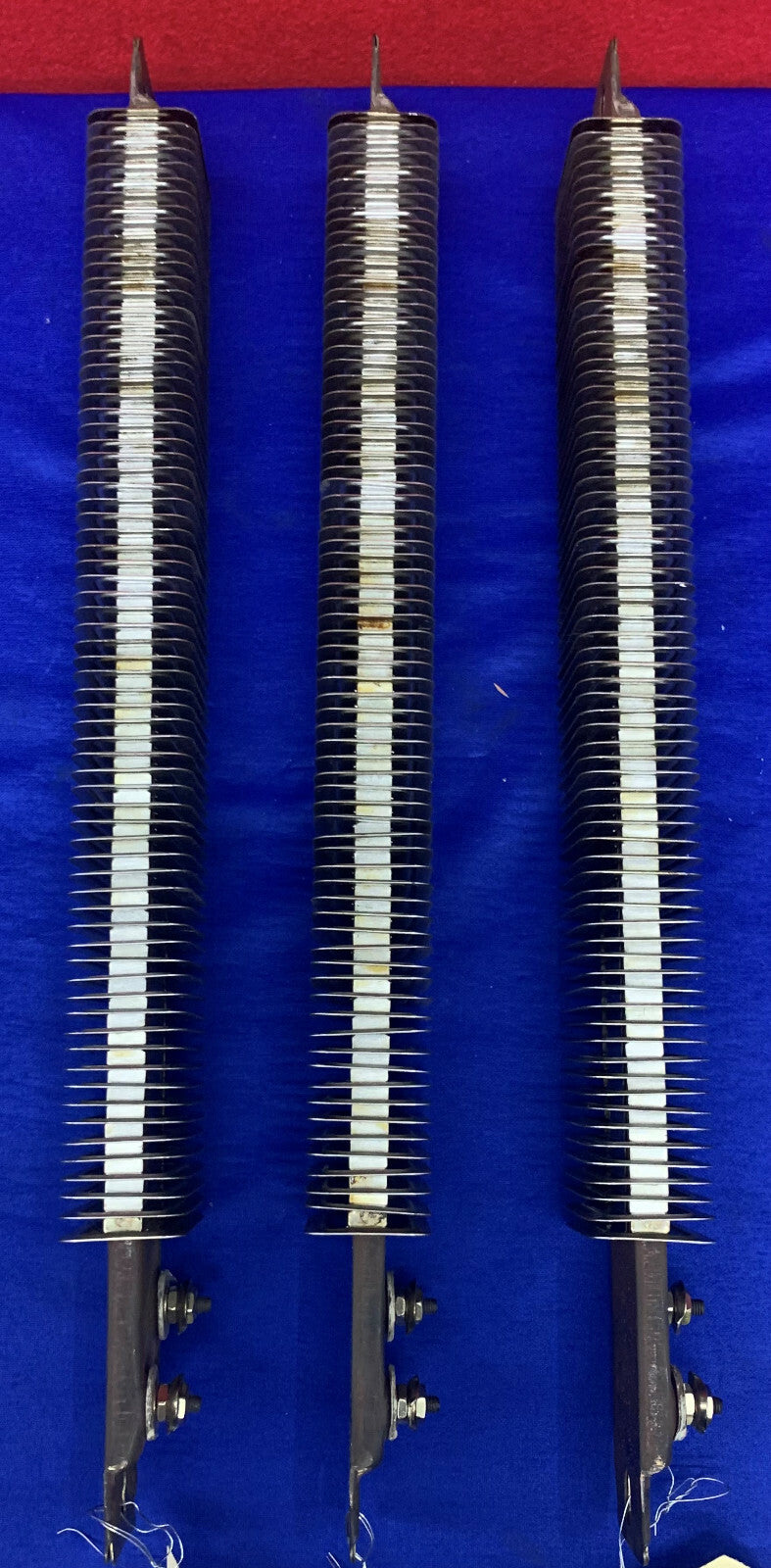 Lote de 3 calentadores de aire CHROMALOX FINSTRIP OTF-180 240 V 1000 W HNL 3490P/052710-117