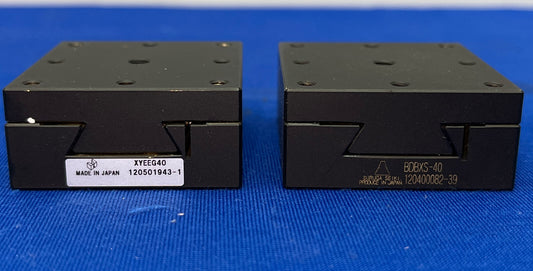 MISUMI XYEEG40 & SURUGA SEIKI BDBXS-40 HIGH PRECISION XYAXIS STAGES DOVETAIL