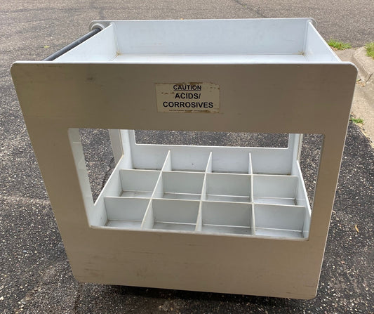 SCE SOUTH COAST ENTERPRISES SCE1001-24 Chemical-Resistant Utility Cart