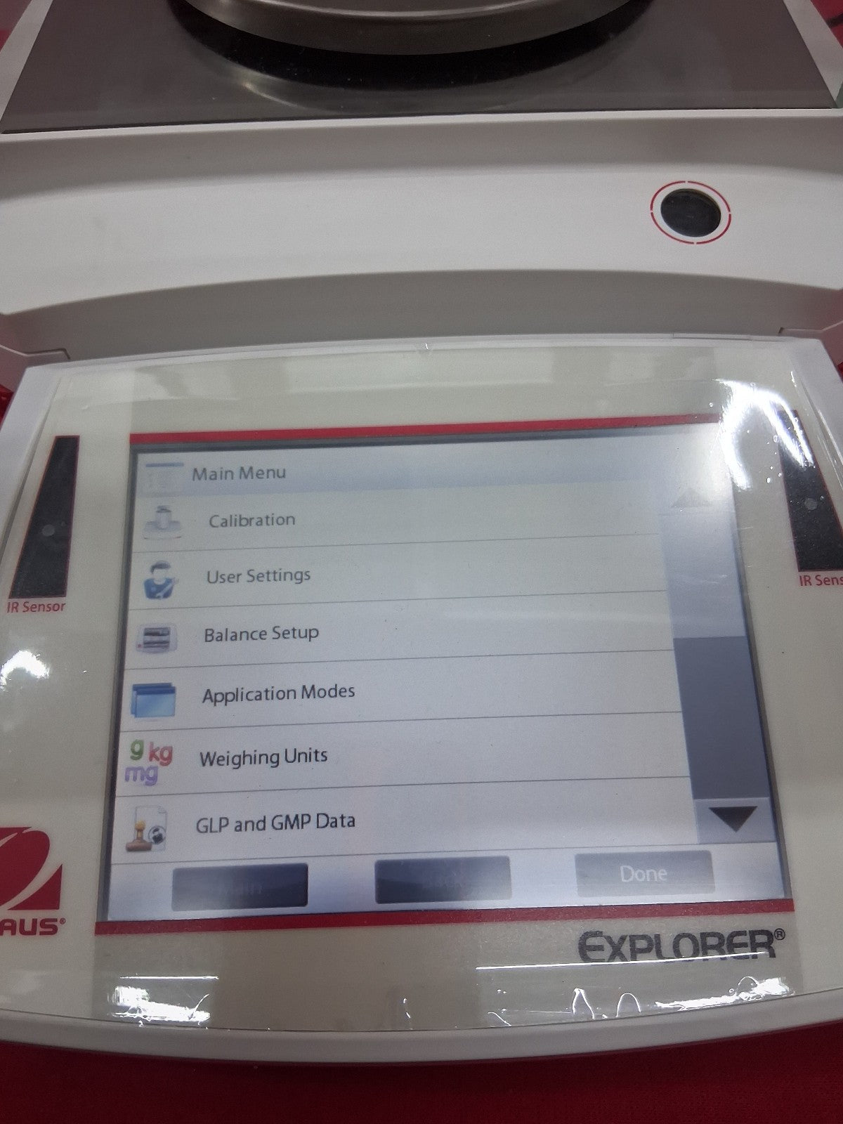 OHAUS EXPLORER EX223 PRECISION BALANCE 220G X 0.001G 5.1" DRAFT SHIELD