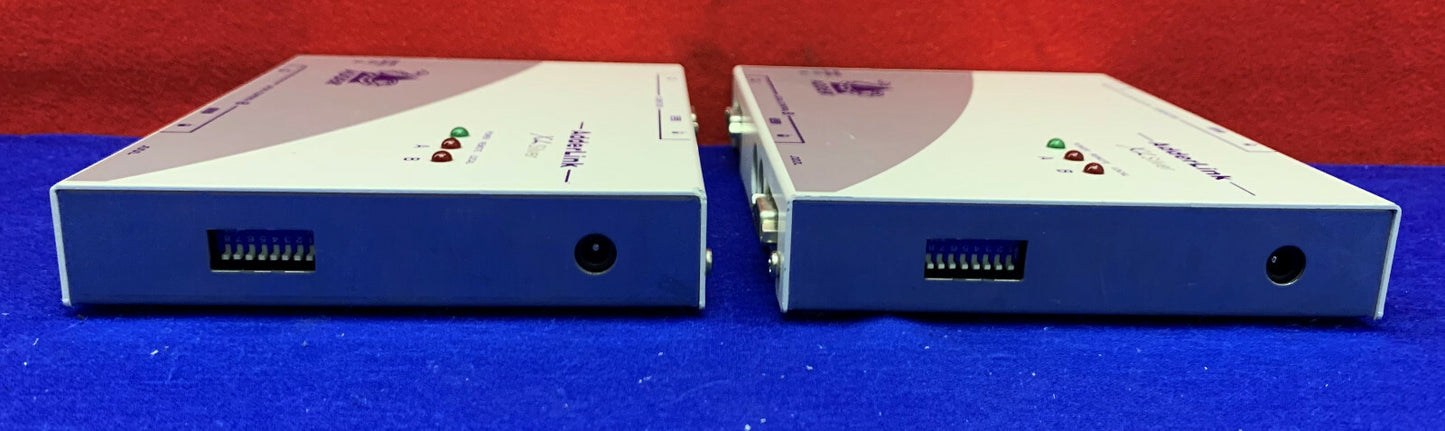 Lote de 2 EXTENSORES AdderLink XLSliver CAT 5 ALSTX 5 V CC