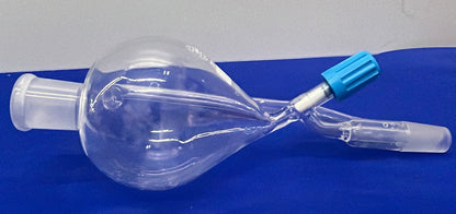 QUICKFIT ™ 250 ml DE250/33 DRUCKAUSGLEICHSTRICHTER MIT ZUSÄTZLICHEM GLASROHR 