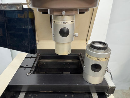 NIKON V-12B PROFILE PROJECTOR COMPARATOR V-12BS - ITEM IS FOR PARTS REPAIR