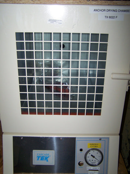 CASCADE TEK MODEL TVO-2 ZZMFG PN 9100834 ZZMFG DRYING CHAMBER FOR PARTS REPAIR