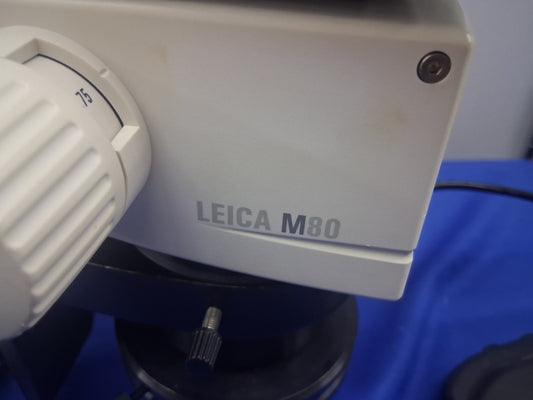 LEICA M80 STEREO ZOOM 7.5- 60X MAGNIFICATION BOOM STAND LED RING LIGHT ACHRO 1.0