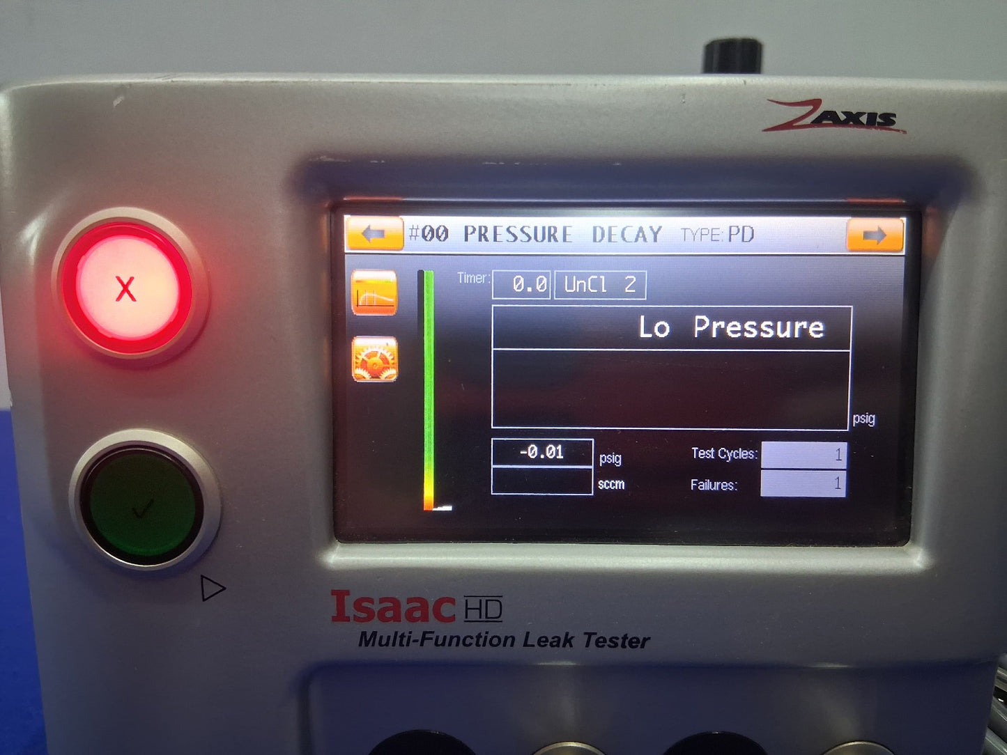 Issac / Zaxis Issac-HD-2PC MULTI FUNCTION LEAK TESTER  10 PSI MODULAR AIR LEAK