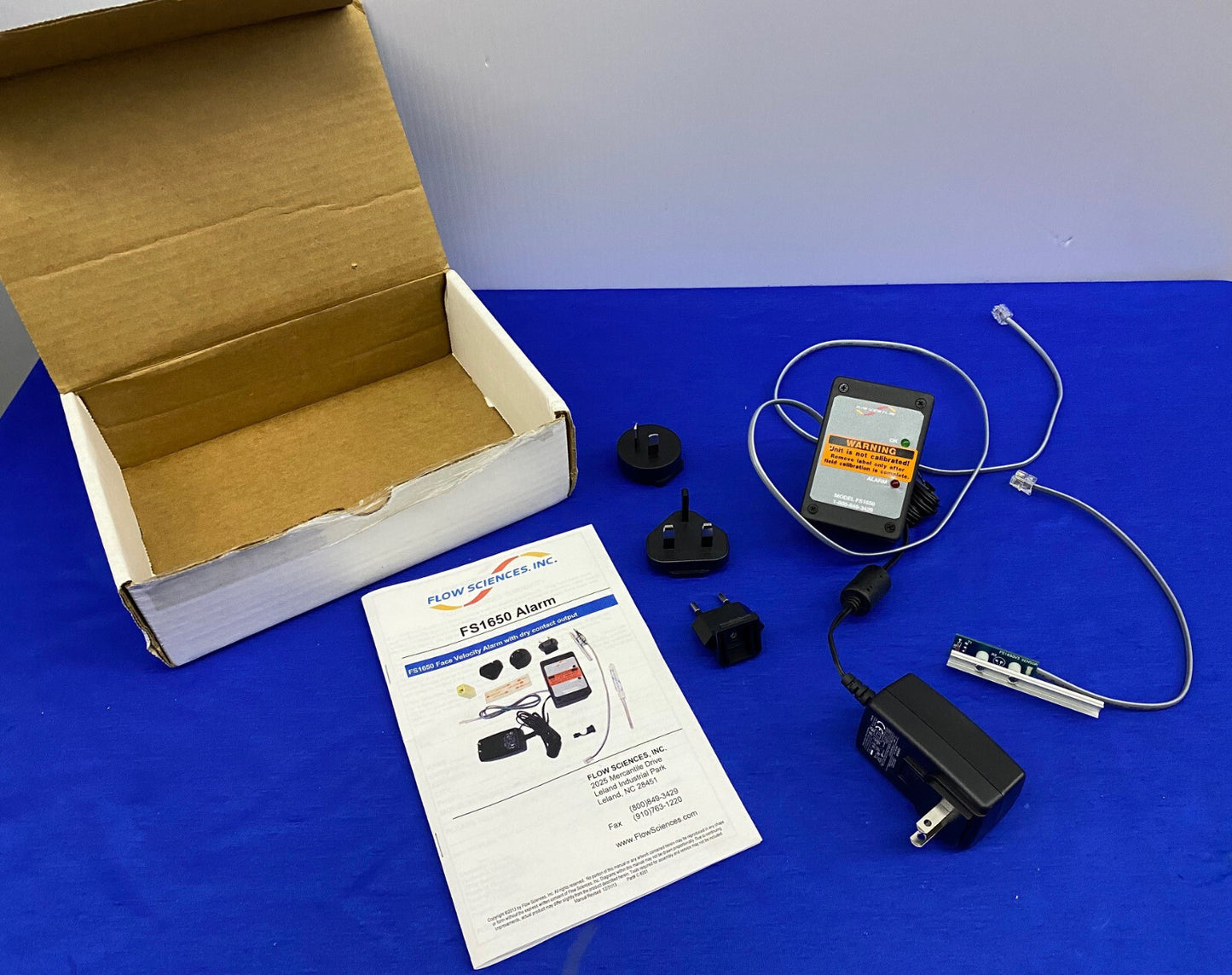 ALARME FLOW SCIENCES FS1650 - ARTICLE DE RÉPARATION DE PIÈCES - PIÈCES MANQUANTES D, E, F et G