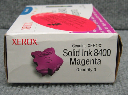 XEROX PHASER 8400 / 108R00606, PAQUETE ORIGINAL SIN ABRIR INCLUYE 3 BARRAS DE INYECCIÓN DE TINTA