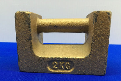 SYSTÈMES DE PESÉE RICE LAKE 2 kg POIDS EN FONTE RÉF. 12809