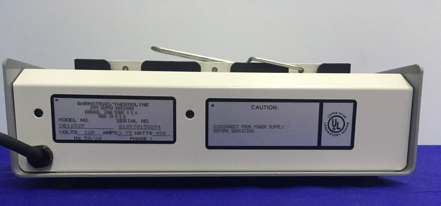 BAÑO DE SECADO BARNSTEAD/THERMOLYNE DB16525 TIPO 16500 120 V 3,75 AMPERIOS 450 VATIOS 