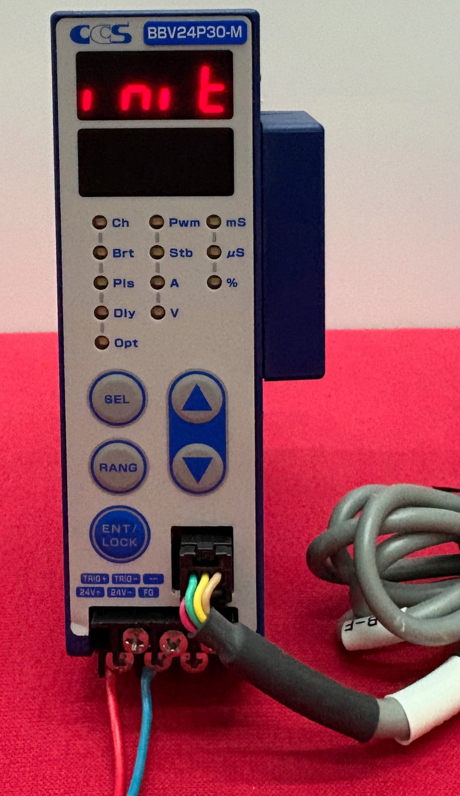 CCS BBV24P30-M / BB-V24P30-M LED LIGHT MASTER UNIT 24VDC - FOR PARTS/REPAIR