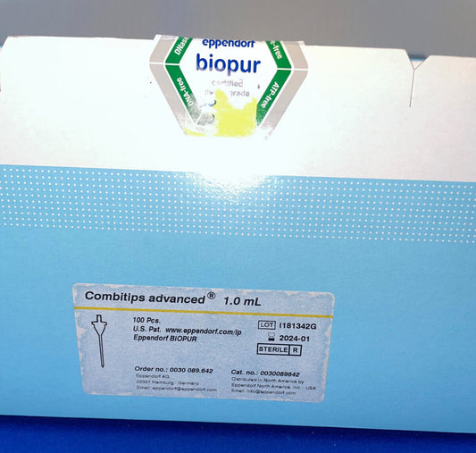 EPPENDORF 0030 089.642 / 0030089642 COMBITIPS ADVANCED 1.0mL - 1 PAQUETE 100 UDS