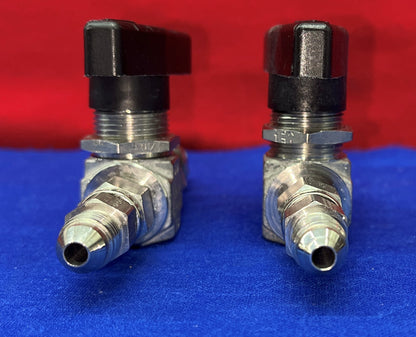Lotto di 2 valvole a sfera FLOLOK in acciaio inossidabile 312-K-BLK-XP98