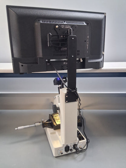 MMBT-1DM XY Tool Scope 20X Toolmakers Manual Microscope  2"x2" Stage HDMI Camera