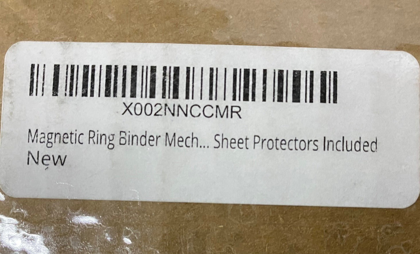 OLMAGRING11D3P10 MAGNETIC 3 RING BINDER MECHANISM 1-10 PK W/ 1 PK PROTECTORS