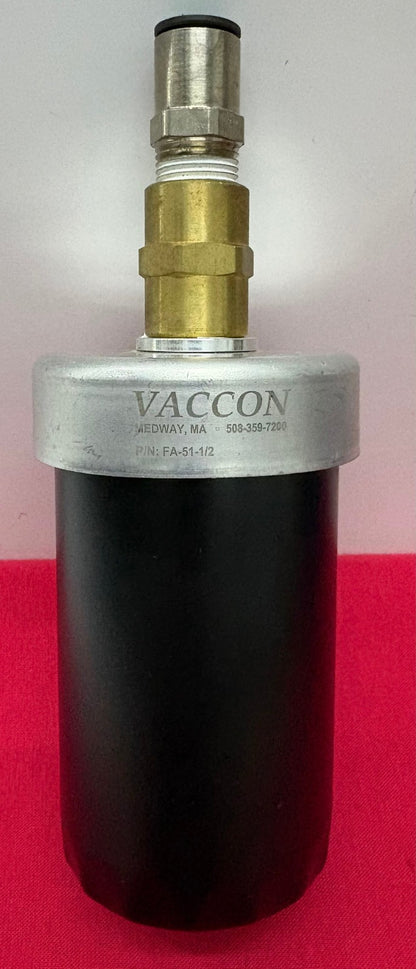 VACCON FA-51-1/2 HIGH FLOW PNEUMATIC SILENCER / MUFFLER  PN: RF-51