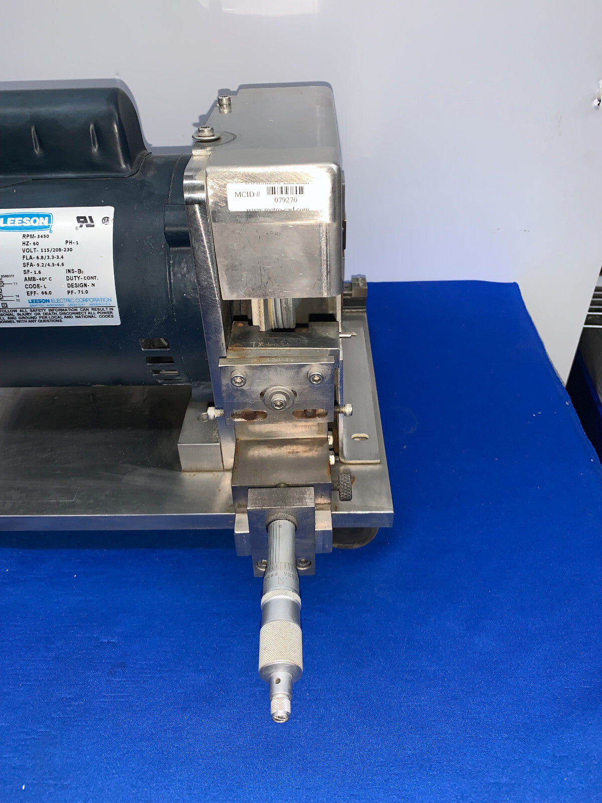 LEESON, A4C34DC7H, KATHETERPROFIEL TIP GRINDER WATERGEKOELD VERSTELBAAR