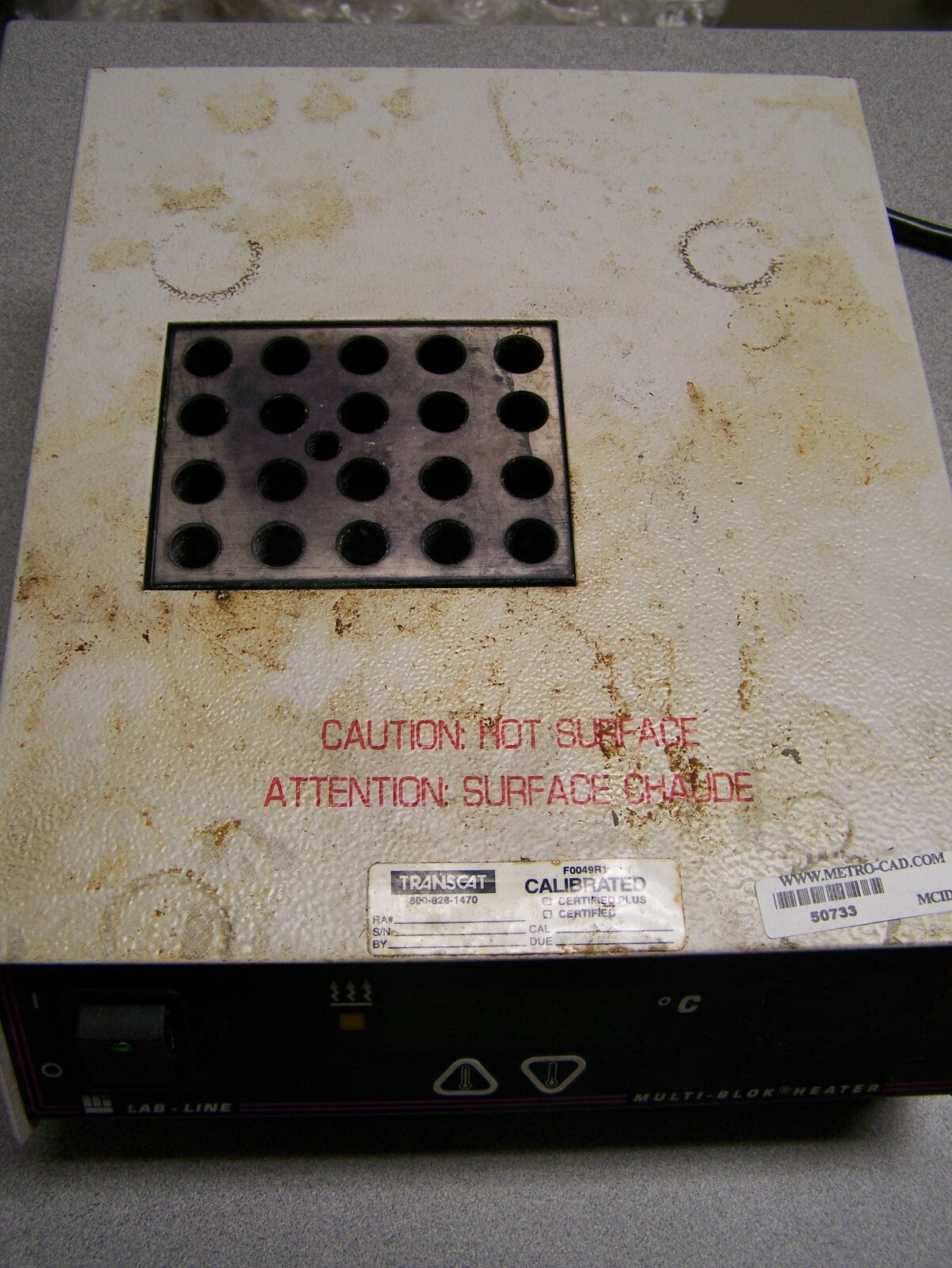 INCUBATRICE A BAGNO SECCO LABLINE MULTI-BLOK HEATER MODELLO 2000