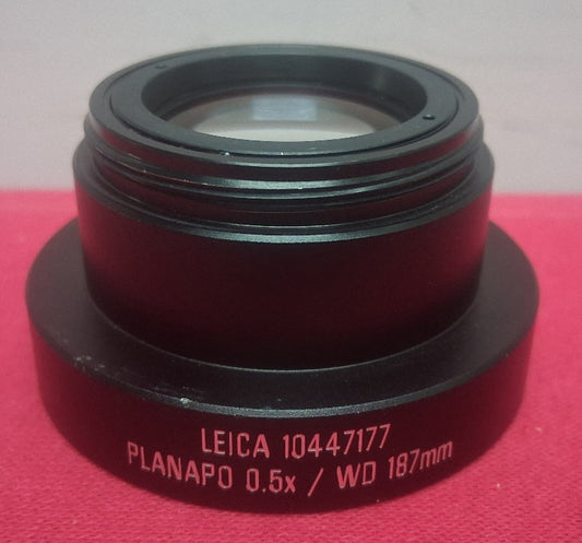 LEICA 10447177 PLANAPO 0.5X / WD 187MM OBJECTIVE LENS FOR DIGITAL / STEREO SCOPE